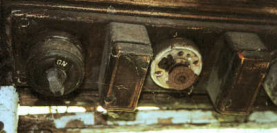 Closeup of electrical switchgear